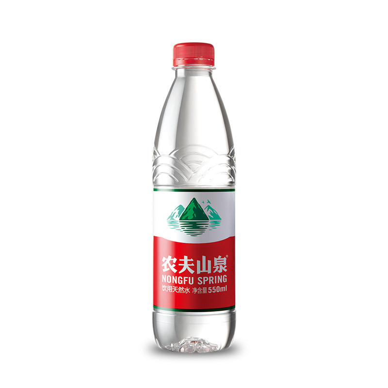 农夫山泉天然水550ml*24 瓶 装/ 饮用 水 白色