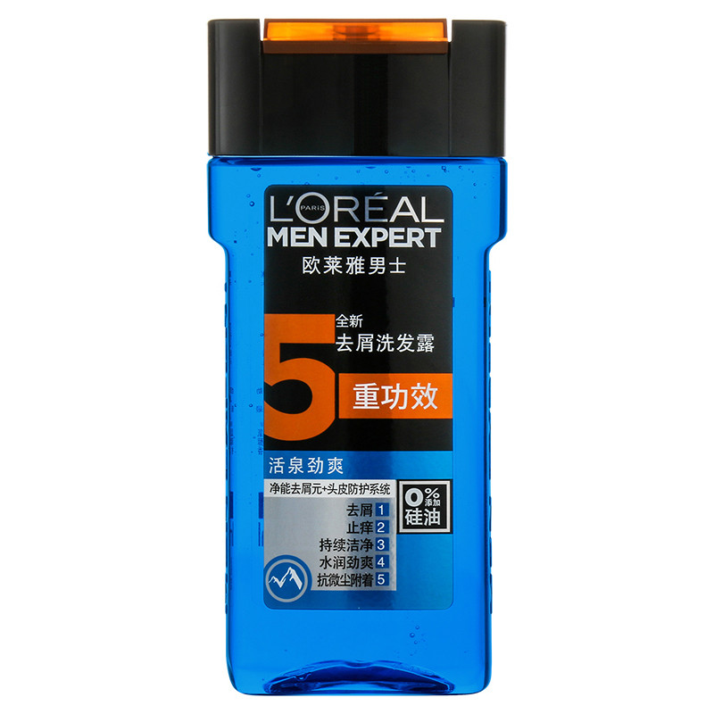 欧莱雅（LOREAL）男士去屑 活泉劲爽 200ml 洗发露（计价单位：瓶）