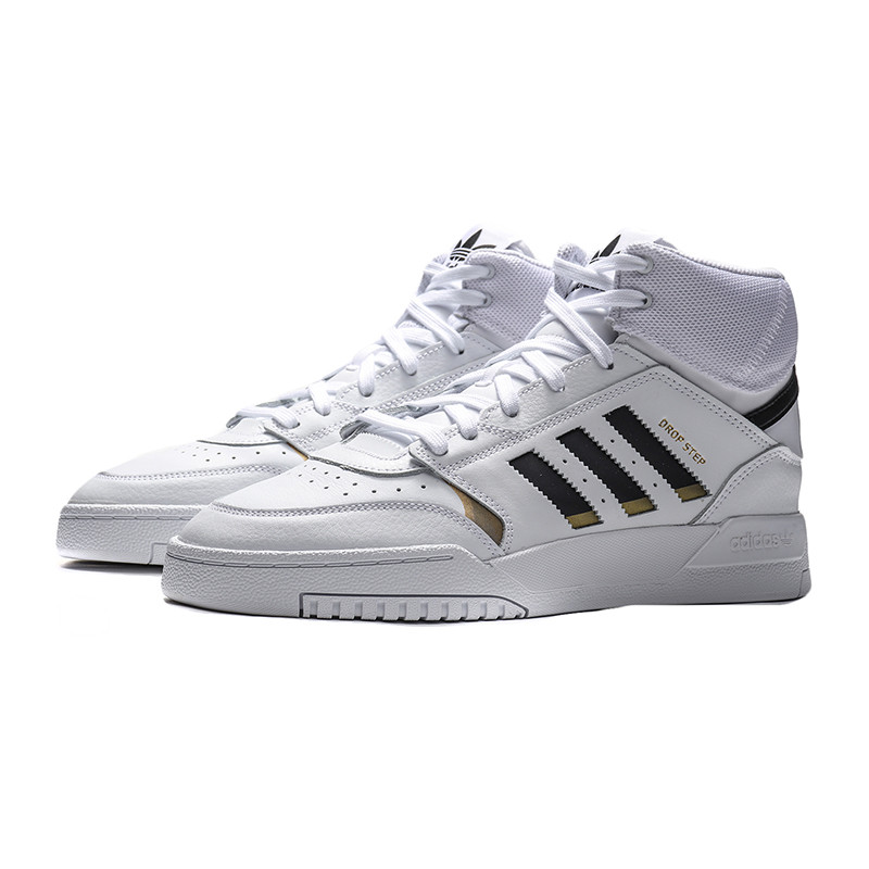 adidas阿迪达斯三叶草男鞋鹿晗同款运动鞋休闲鞋板鞋EE5926 EE5926亮白+1号黑色+金金属 44.5码