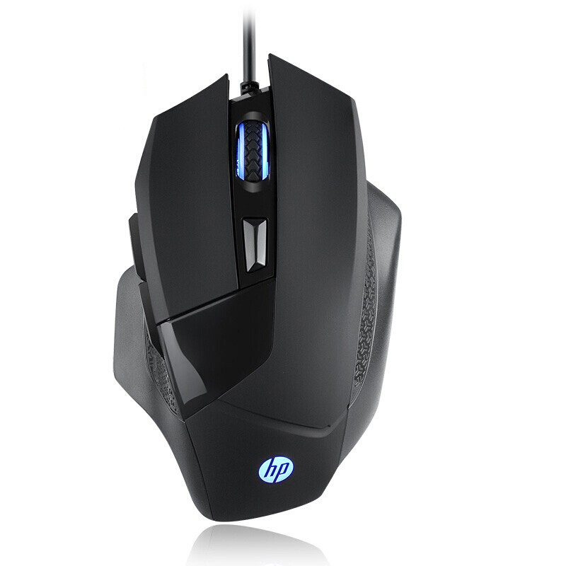 惠普（HP）有线游戏鼠标 自定义宏编程 吃鸡游戏鼠标 G200 黑色