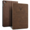 魅爱琳 iPad Air4 10.9保护套9.7商务复古文艺麋鹿10.2外壳ipad6皮套苹果平板翻盖智能休眠防摔男女 【iPad2019】10.2-咖啡
