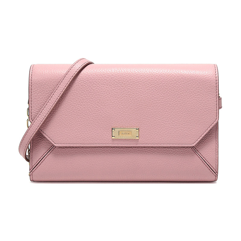 Bally 巴利 女款皮质手拿包钱包单肩斜挎包 LIZBETH SUZY 436-粉色