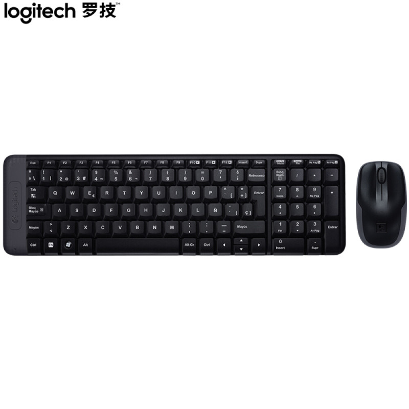 罗技（Logitech）MK220无线键鼠套装 办公键鼠套装