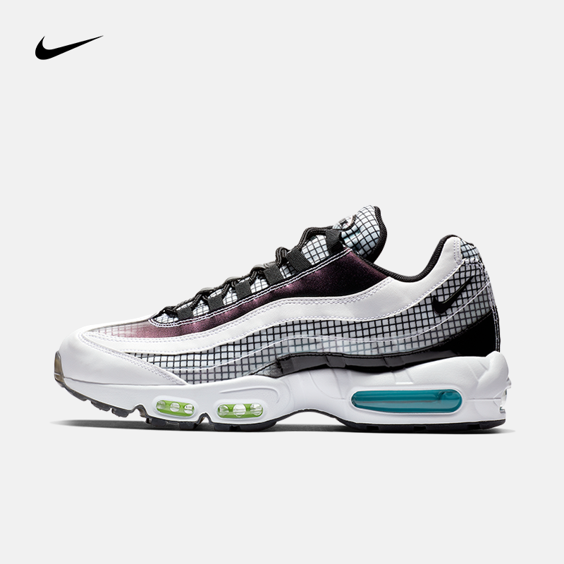 Nike耐克男鞋2019年新款 AIR MAX 95 PRM复刻经典低帮透气防滑跑步鞋538416-021 AO2450-100 42.5