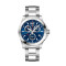 浪琴(LONGINES)瑞士品牌运动系列L3.700.4.96.6运动时尚男士手表41mm男士石英表 蓝盘银带