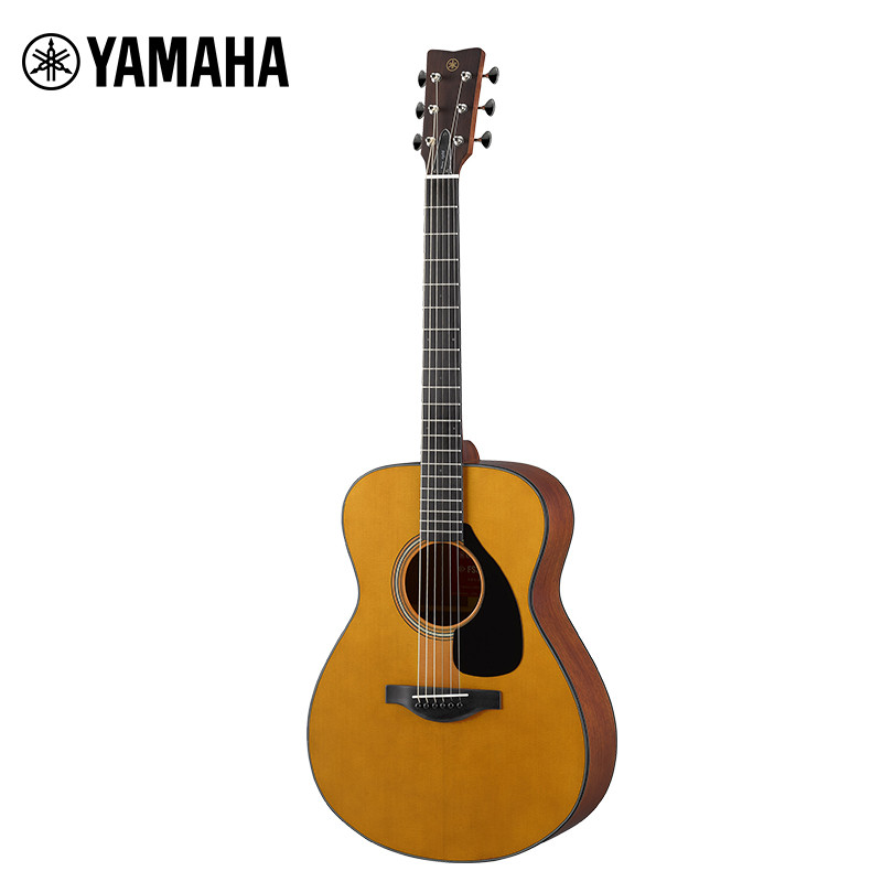 YAMAHA雅马哈吉他全单板红标系列FS3 民谣吉他木吉他40英寸哑光原木色全新款