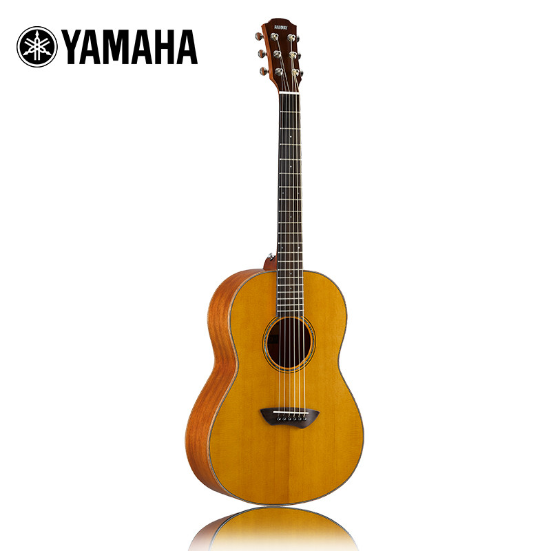 雅马哈（YAMAHA）CSF3MVN全单板旅行小吉他便携儿童女生谣吉他36寸原木色 原木色