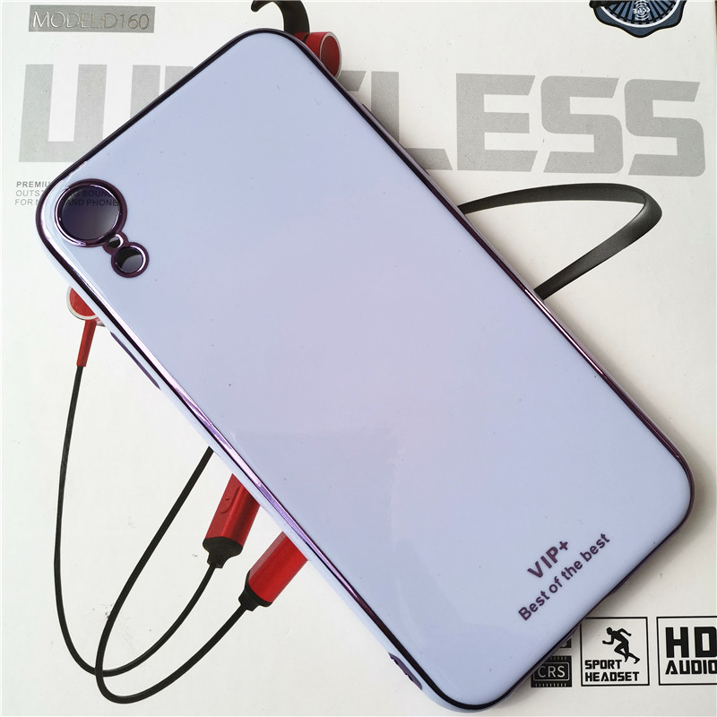 VIPin 苹果iphone11pro/11/11promax/X/XS/XR/XSMax 手机壳 马卡龙电镀TPU软壳 苹果XR紫色