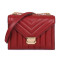 MICHAEL KORS 迈克·科尔斯 MK女包 奢侈品 大号羊皮单肩斜挎包 30F8GXIL3T BRANDY-枣红色