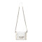 VERSACE JEANS 范思哲 秋新款白色聚酯纤维拼色单肩挎包 E1VTBBL3 70887 003 白色