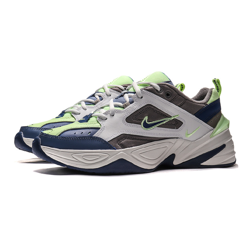 NIKE男鞋休闲鞋M2K复古潮流时尚老爹鞋休闲运动鞋AV4789.. AV4789-106顶峰白+海岸蓝+金属青灰+薄雾蓝+微黄绿 40码