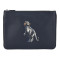 COACH 蔻驰 奢侈品 男士黑色皮革大号信封包手拿包 F85707 QB/BK，F88337 QB/MQ 黑色F88337QB/MQ
