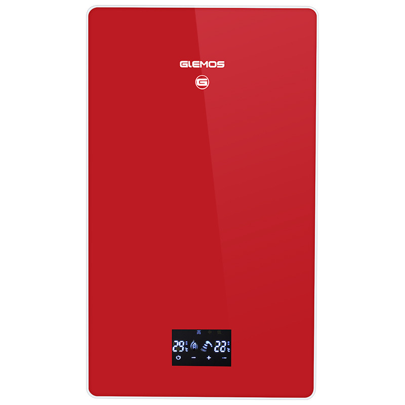 格林姆斯(GLEMOS)GS9-65B速热式电热水器 双胆循环加热微电脑全智能恒温16升储水7000W 红色