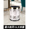 垃圾桶家用客厅卧室厨房卫生间创意可爱少女简约高档北欧式风ins_1 15L金圈-哑光白大理石纹