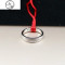 925银情侣项链一对韩版学生戒指吊坠男女简约文艺纪念可刻字 英文戒指女款红绳