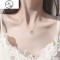 原创月升王国月亮S925纯银项链仙女闺蜜锁骨链女情人节圣诞