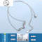 s925纯银锁骨链一路鹿有你项链女潮网红闺蜜生日送女友老婆 【XL9042（银白色）】-配送质检证书