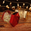 圣诞节手提小礼品平安夜平安果包装盒PVC盒子创意苹果盒糖果 PVC印花四边形款一12只_125