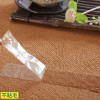 简约现代垫子地垫珊瑚绒出租房改造卧室床边满铺客厅茶几地毯_447 3x2米 卡其色