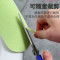 VIERUODIS润硕马桶垫【可水洗】通用马桶贴无痕静电粘贴家用马桶坐垫水晶绒 蓝+粉+紫（6对装）仙人掌（加大款）