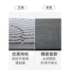 别墅大口半圆橡胶脚垫家用入户进耐磨垫子进户地垫垫地毯_3 50x80cm 多洛巴-深灰色