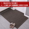 进地垫纯色简约家用厅地板脚垫防滑可剪定制卧室客厅入户地毯_2 150*200cm 纯色进门垫-咖色