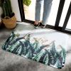 口地垫入户进入脚垫丝圈玄关厅地毯家用入户蹭脚垫垫_8 60x90cm 绿意葱茏