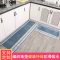 厨房地垫防滑防油家用长条脚垫耐脏地板垫子吸水吸油防水厨房地毯_4 50*240cm 简约蓝