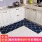 厨房地垫防滑防油家用长条脚垫耐脏地板垫子吸水吸油防水厨房地毯_4 50*100cm 网格藏青