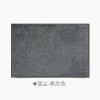 商业大口耐磨地垫垫地毯入户厅脚垫家用进橡胶防滑垫子_3 45x75cm【厚实不移位】 落尘-黑灰色