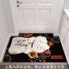猫地毯垫进地垫北欧毯入户蹭土脚垫厅口家用垫子_2_806 1.6&times;2.3米（收藏店铺送礼包） 黑底白猫-金运