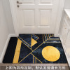简约入户地垫家用脚垫进厅地毯垫口防滑垫定制家用垫子_1_309 0.6&times;0.9米（支持裁剪，可定制） 军绿色北欧-79