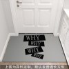 简约入户地垫家用脚垫进厅地毯垫口防滑垫定制家用垫子_1_309 0.6&times;0.9米（支持裁剪，可定制） 浅灰色WHY