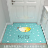 简约入户地垫家用脚垫进厅地毯垫口防滑垫定制家用垫子_1_309 0.5&times;0.8米（支持裁剪，可定制） 桔红色埃及风情
