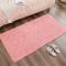 北欧长条床边毯卧室地毯客厅沙发茶几地垫可机洗家用房间飘窗毯_285 70×160CM 粉红色
