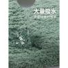 加厚浴室防滑垫卫生间地垫吸水脚垫纯色柔软家用垫卧室地毯_2_177 70×140CM 浅驼色