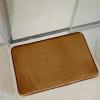 吸水卫浴地垫垫卫生间浴室垫子厨房防滑家用厕所脚垫地毯_64_211 0.8×1.2米（超软加厚，可定制） 卡其色