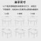 透明折叠伸缩椭圆形桌布软玻璃PVC餐桌垫塑料胶垫防水防油防烫_1_181_240 中间椭圆86*138+两侧扇形 透明2.0