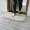 加厚地垫定制垫进卫生间口厅脚垫浴室防滑垫卫浴吸水地毯_2_441 约40*60cm 米白色大达加厚茸绒米白