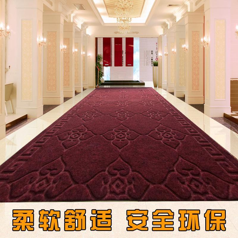 可裁剪PVC复合地垫蹭脚垫防滑垫垫子走廊过道防滑电梯红地毯定做_3_179 私人定制.联系客服 深红桃心