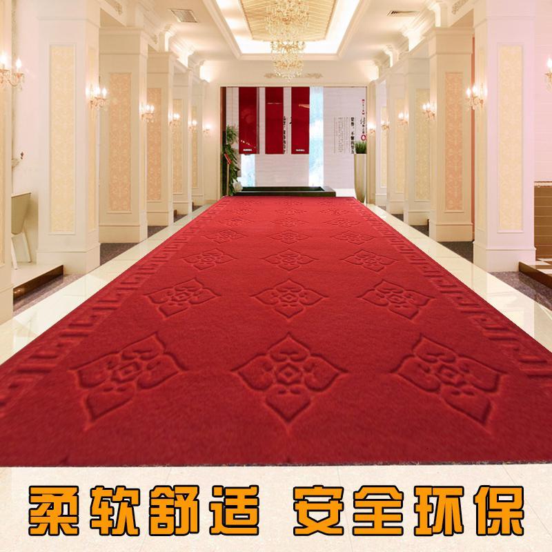 可裁剪PVC复合地垫蹭脚垫防滑垫垫子走廊过道防滑电梯红地毯定做_3_179 90*120cm 大红桃心