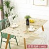 北欧桌布PVC防水防烫防油免洗餐桌垫家用长方形软塑料玻璃水晶板_1_617 70*130cm 1.0mm雪花飞舞