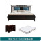 天惠子 床 新中式全实木床1.81.5米轻奢主卧室大婚床软靠双人高箱储物床 1.8米框架款单床+1柜+5D乳胶椰棕垫