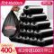 VIERUODIS【加厚款】垃圾袋家用加厚批发手提背心式中号大号黑色清洁塑料袋 加厚型平口65*67cm/50只