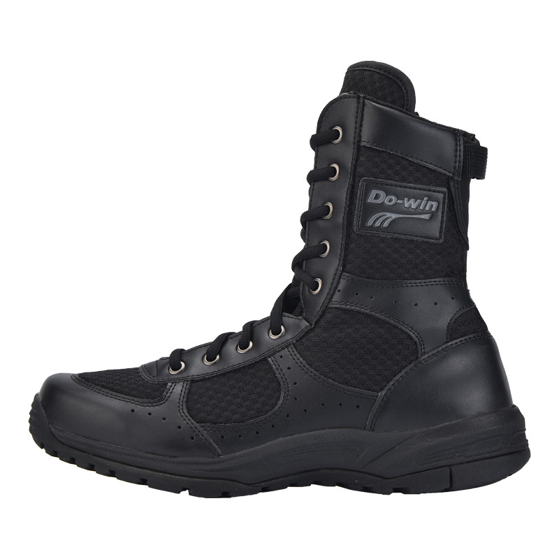 多威训练鞋男07部队户外减震黑跑步鞋靴高帮运动鞋pa5381 黑色pa5381