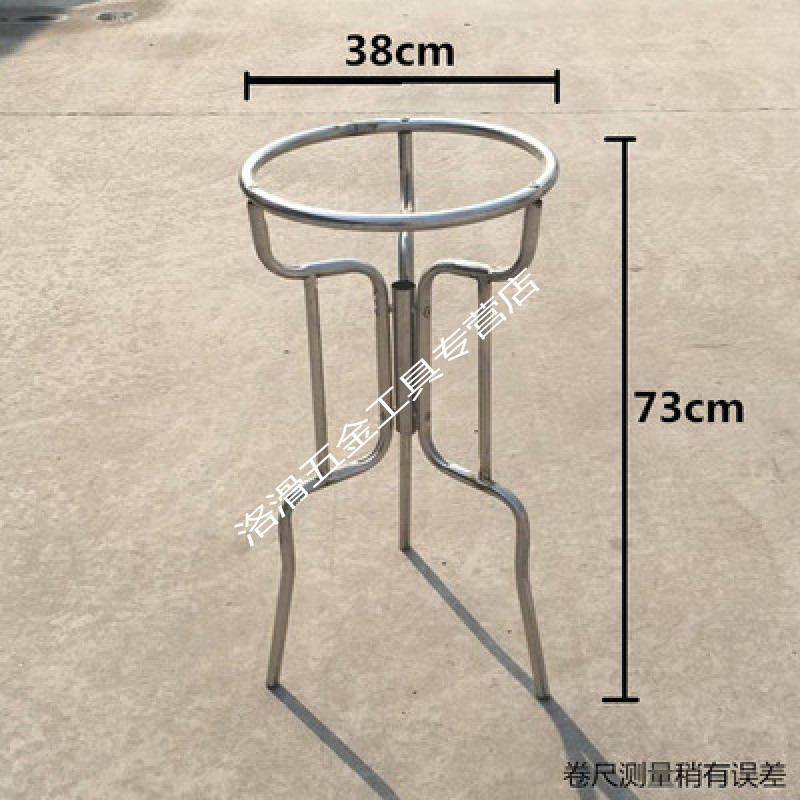 老式脸盆架子落地不锈钢脸盆架简易洗脸架洗手间三角架家用面盆架_1 普通款无毛巾架盆架圈高73