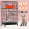 猫笼子家用猫别墅清仓二层三层室内超大自由空间猫窝猫舍猫咪用品_1_293 60*41*52无赠品加密幼猫款套餐一（收藏加购送羊羔毛平台