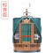 贵州画眉鸟笼竹制精品全套配件八哥鸟笼大号手工刻羊角鸟笼_601 36cm豪华版（全套配件）