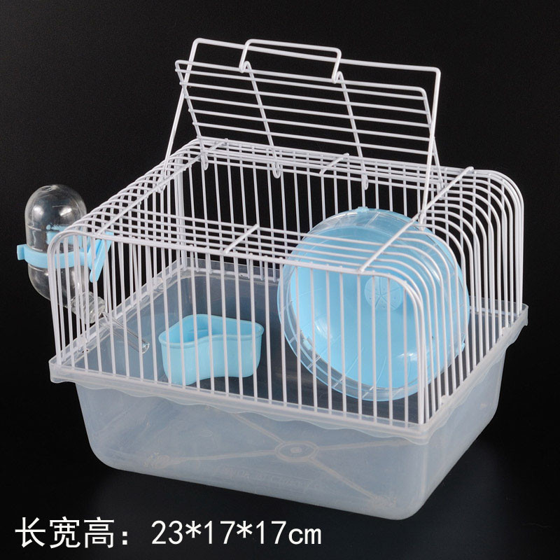仓鼠笼子送礼包47基础笼亚克力金丝熊别墅小仓鼠大双层齐全窝_759 水晶小田园
