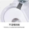 猫碗不锈钢狗碗双碗不湿嘴自动饮水器两用猫宠物粮狗食盆猫咪用品_5 适合猫/小型犬 天蓝色+防漏餐垫蓝色
